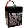6-Volt 12 Ah Wire Lead With P2 Terminal Sealed Lead Acid (SLA) AGM Rechargeable Battery by UPG -Legrand Sales upg 6v batteries ub6120 toy 64 1000