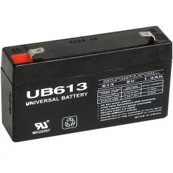 6-Volt 1.3 Ah F1 Terminal Sealed Lead Acid (SLA) AGM Rechargeable Battery by UPG