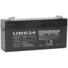 6-Volt 3.4 Ah F1 Terminal Sealed Lead Acid (SLA) AGM Rechargeable Battery by UPG -Legrand Sales upg 6v batteries ub634 64 1000