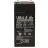4-Volt 4.5 Ah F1 Terminal Sealed Lead Acid (SLA) AGM Rechargeable Battery by UPG -Legrand Sales upg specialty batteries ub445 64 1000
