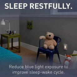 Radiant 125-Volt Full Amber Night Light Decorator Duplex Outlet, White by Legrand -Legrand Sales white amber legrand electrical outlets receptacles ntlfullamberw 1f 1000