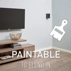 Wiremold CornerMate Cord Cover 8 ft. Kit, Corner Cord Hider for Home or Office, Holds 3 Cables, White by Legrand -Legrand Sales white legrand cable raceways c403 1f 1000