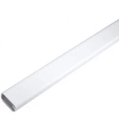 Wiremold CordMate II Cord Cover 5 ft. Channel, Cord Hider for Home or Office, Holds 3 Cables, White by Legrand