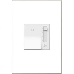 Adorne Paddle 1.6 Amp 4-Speed Fan Control, White by Legrand