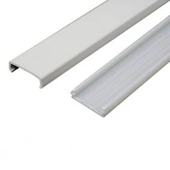 Wiremold Non-Metallic PVC Raceway 5 ft. Wire Channel, White by Legrand