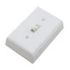 Wiremold Non-Metallic PVC Raceway 15 Amp Toggle Switch Box Kit with Faceplate and Device Switch, White by Legrand -Legrand Sales white legrand cord covers nmw2 s 64 1000