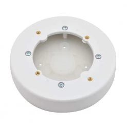 Wiremold Non-Metallic PCV Raceway 4 in. Circular Fixture Box, White by Legrand