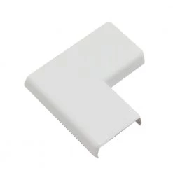 Wiremold Non-Metallic PVC Raceway Flat Elbow, White (2-Pack) by Legrand