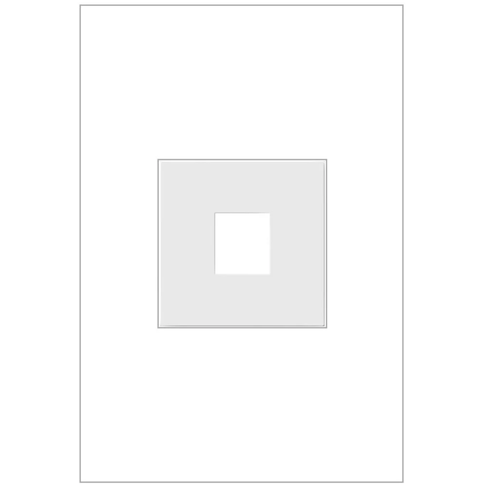 Adorne 1-Gang 1-Port Keystone Wall Plate, White (1-Pack) by Legrand 3 Adorne 1-Gang 1-Port Keystone Wall Plate, White (1-Pack) by Legrand
