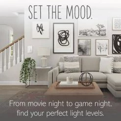 Adorne sofTap Single-Pole/3-Way 0-10-Volt Dimmer, White by Legrand -Legrand Sales white legrand dimmers adtp4fbl3pw4 4f 1000