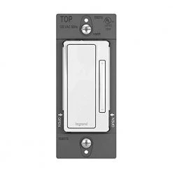 Radiant 450-Watt Rocker Multi-Location LED/CFL/Incandescent Remote Dimmer Switch, White by Legrand