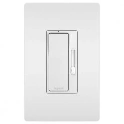 Radiant 450-Watt Single Pole/3-Way LED/CFL/Incandescent Dimmer with Wall Plate, White by Legrand