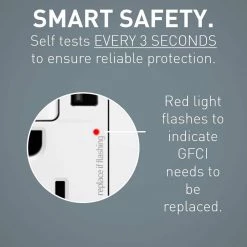 Radiant 15 Amp 125-Volt Tamper Resistant Self-Test GFCI Duplex Outlet with Type A/A USB, White by Legrand -Legrand Sales white legrand electrical outlets receptacles 1597trusbaawc4 1f 1000