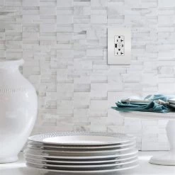 Radiant 20 Amp 125-Volt Tamper Resistant GFCI Residential/Commercial Decorator Duplex Outlet with Type A/C USB, White by Legrand -Legrand Sales white legrand electrical outlets receptacles 2097trusbacwc4 66 1000