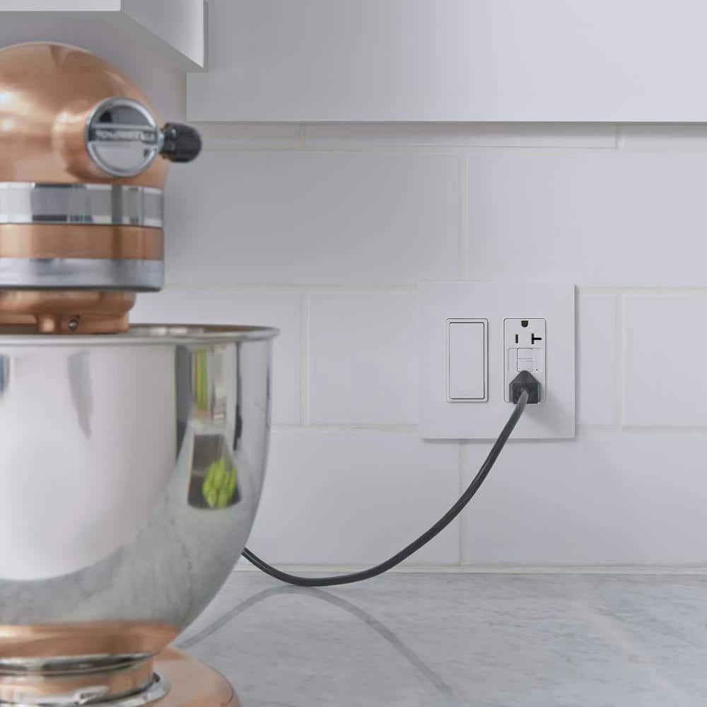 Radiant 20 Amp 125-Volt Tamper Resistant Self-Test GFCI Duplex Outlet, White (3-Pack) by Legrand 4 Radiant 20 Amp 125-Volt Tamper Resistant Self-Test GFCI Duplex Outlet, White (3-Pack) by Legrand - Image 2