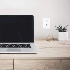 Radiant 15 Amp 125-Volt Tamper Resistant Decorator Duplex Outlet, White by Legrand 15 Radiant 15 Amp 125-Volt Tamper Resistant Decorator Duplex Outlet, White by Legrand -Legrand Sales white legrand electrical outlets receptacles 885trwcc12 4f 1000