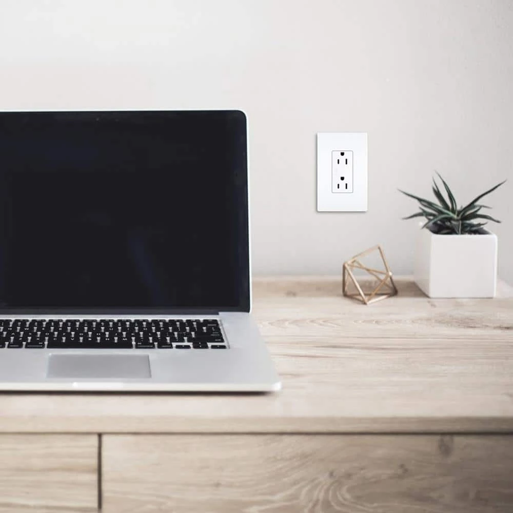 Radiant 15 Amp 125-Volt Tamper Resistant Decorator Duplex Outlet, White by Legrand 7 Radiant 15 Amp 125-Volt Tamper Resistant Decorator Duplex Outlet, White by Legrand - Image 5