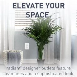 Radiant 15 Amp 125-Volt Tamper Resistant Decorator Duplex Outlet, White (10-Pack) by Legrand 17 Radiant 15 Amp 125-Volt Tamper Resistant Decorator Duplex Outlet, White (10-Pack) by Legrand -Legrand Sales white legrand electrical outlets receptacles 885trwcp7 44 1000