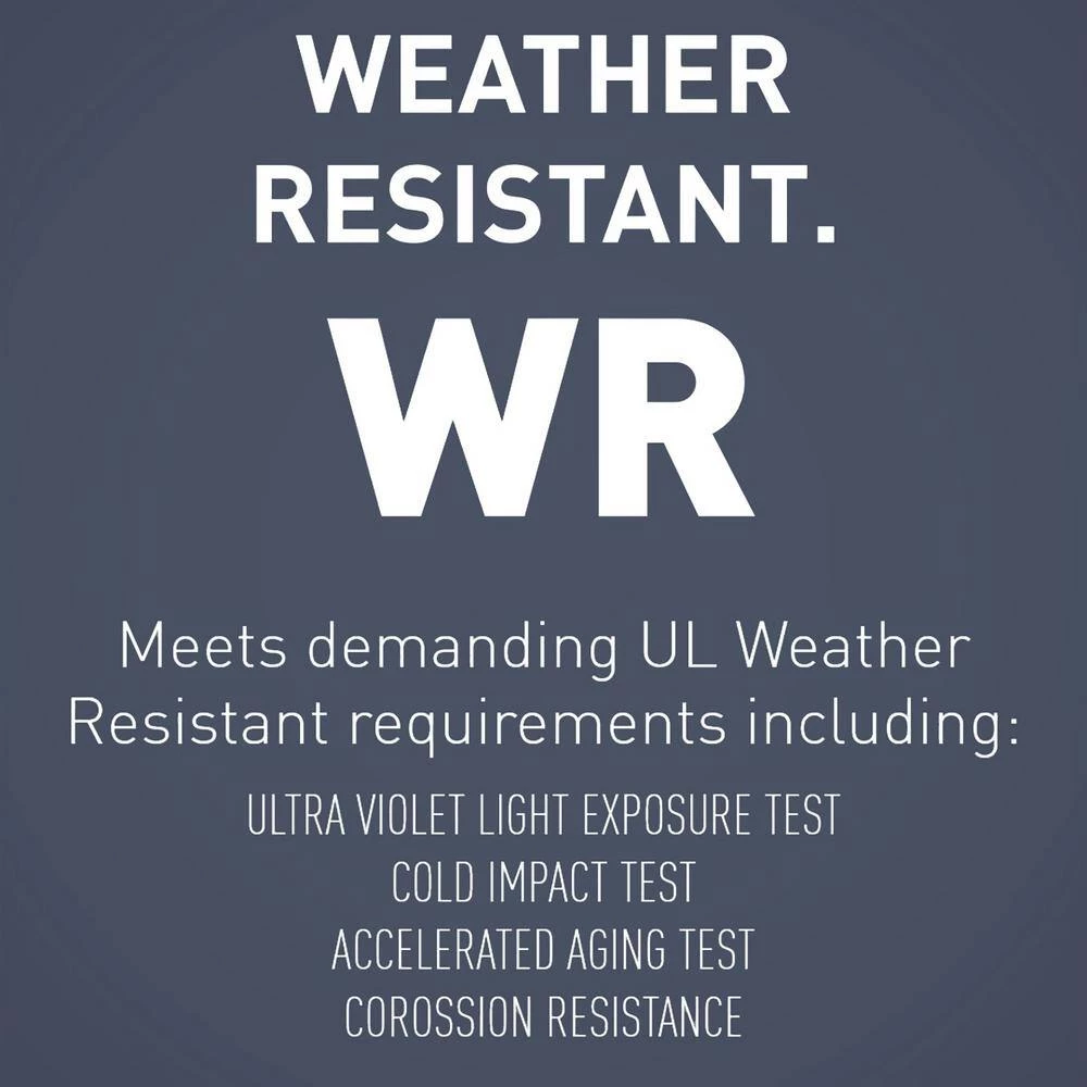 Radiant 15 Amp 125-Volt Tamper Resistant Weather Resistant Outdoor Decorator Duplex Outlet, White by Legrand 6 Radiant 15 Amp 125-Volt Tamper Resistant Weather Resistant Outdoor Decorator Duplex Outlet, White by Legrand - Image 4
