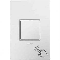 Adorne 15 Amp 125-Volt Tamper Resistant 1-Gang Pop-Out Outlet with Wall Plate, White by Legrand