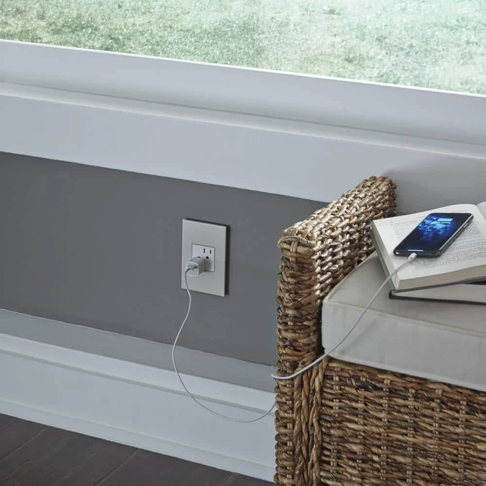 Adorne 15 Amp 125-Volt Tamper Resistant Duplex Outlet, White by Legrand 7 Adorne 15 Amp 125-Volt Tamper Resistant Duplex Outlet, White by Legrand - Image 6