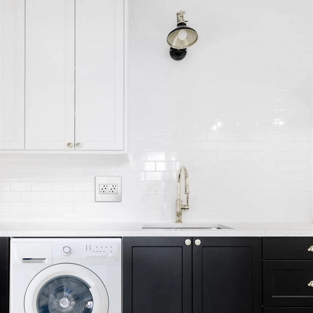 Adorne 20 Amp 125-Volt Tamper Resistant Duplex Outlet, White by Legrand 5 Adorne 20 Amp 125-Volt Tamper Resistant Duplex Outlet, White by Legrand - Image 3