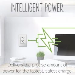 Adorne 20 Amp 120-Volt Duplex Outlet with 6.0 Amp Type A/C USB, White by Legrand 18 Adorne 20 Amp 120-Volt Duplex Outlet with 6.0 Amp Type A/C USB, White by Legrand -Legrand Sales white legrand electrical outlets receptacles artrusb206acw4 1f 1000