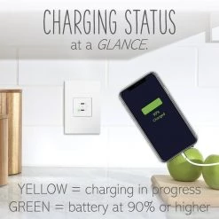 Adorne 6.0 Amp 30 Watt Ultra-Fast Plus Power Delivery USB Type-C/C, White by Legrand 13 Adorne 6.0 Amp 30 Watt Ultra-Fast Plus Power Delivery USB Type-C/C, White by Legrand -Legrand Sales white legrand electrical outlets receptacles arusb30pdw4 4f 1000