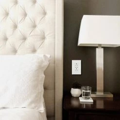 Radiant 15 Amp 125-Volt Decorator Duplex Outlet with 6.0 Amp Type C/C USB, White by Legrand -Legrand Sales white legrand electrical outlets receptacles r26usbcc6wccv6 1d 1000