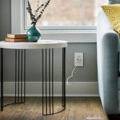 Radiant 15 Amp 125-Volt Duplex Outlet with 3.1 Amp USB, White by Legrand -Legrand Sales white legrand electrical outlets receptacles tm826usbwccv6 66 1000