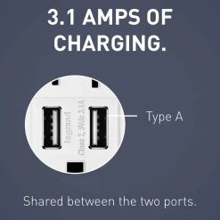 Radiant 15 Amp 125-Volt Duplex Outlet with 3.1 Amp USB with Wall Plate, White by Legrand -Legrand Sales white legrand electrical outlets receptacles tm826usbwpwccv4 44 1000