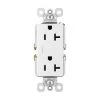 Radiant 20-Amp 125-Volt Tamper Resistant Decorator Duplex Spec Grade Heavy Duty Outlet, White by Legrand 2 Radiant 20-Amp 125-Volt Tamper Resistant Decorator Duplex Spec Grade Heavy Duty Outlet, White by Legrand -Legrand Sales white legrand electrical outlets receptacles tr26352rw 64 1000