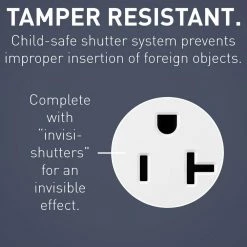 Radiant 20-Amp 125-Volt Tamper Resistant Decorator Duplex Spec Grade Heavy Duty Outlet, White by Legrand 16 Radiant 20-Amp 125-Volt Tamper Resistant Decorator Duplex Spec Grade Heavy Duty Outlet, White by Legrand -Legrand Sales white legrand electrical outlets receptacles tr26352rw fa 1000