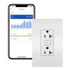 Radiant with Netatmo 20 Amp Decorator Duplex Smart Outlet, White by Legrand 1 Radiant with Netatmo 20 Amp Decorator Duplex Smart Outlet, White by Legrand -Legrand Sales white legrand electrical outlets receptacles wnrr20wh 64 1000