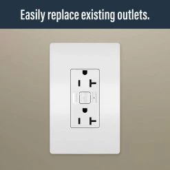 Radiant with Netatmo 20 Amp Decorator Duplex Smart Outlet, White by Legrand 13 Radiant with Netatmo 20 Amp Decorator Duplex Smart Outlet, White by Legrand -Legrand Sales white legrand electrical outlets receptacles wnrr20wh 66 1000