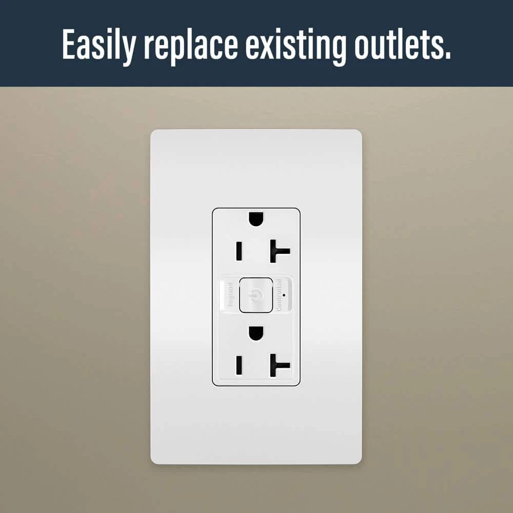 Radiant with Netatmo 20 Amp Decorator Duplex Smart Outlet, White by Legrand 5 Radiant with Netatmo 20 Amp Decorator Duplex Smart Outlet, White by Legrand - Image 3