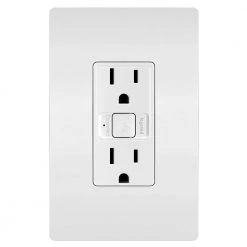 Radiant Smart 15 Amp 125-Volt Tamper Resistant Wi-Fi Decorator Duplex Smart Outlet, White by Legrand