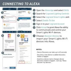 Radiant Smart 15 Amp 125-Volt Tamper Resistant Wi-Fi Decorator Duplex Smart Outlet, White by Legrand -Legrand Sales white legrand electrical outlets receptacles wwrr15whccv2 76 1000