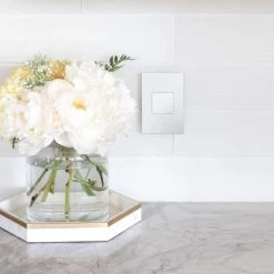 Adorne sofTap 15 Amp Single-Pole/3-Way Switch, White by Legrand -Legrand Sales white legrand light switches astp1532w4 1d 1000