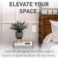 Radiant 15 Amp 120-Volt 3-Switch 3-Way Plus 2 Single-Pole Combination Decorator Rocker Light Switch, White by Legrand 12 Radiant 15 Amp 120-Volt 3-Switch 3-Way Plus 2 Single-Pole Combination Decorator Rocker Light Switch, White by Legrand -Legrand Sales white legrand light switches rcd113wcc6 1f 1000