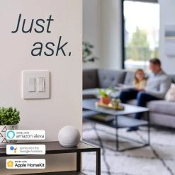 Radiant with Netatmo 15-Amp Single-Pole Decorator Rocker Smart Light Switch, White by Legrand 16 Radiant with Netatmo 15-Amp Single-Pole Decorator Rocker Smart Light Switch, White by Legrand -Legrand Sales white legrand light switches wnrl10wh 1f 1000