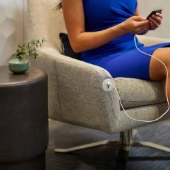 Round Furniture Power Strip with 2 Type A/C USB, White, 6 ft. Cord by Legrand -Legrand Sales white legrand power strips rfpcuauc wh 66 1000