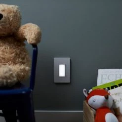 Radiant 1 Gang 1-Decorator Rocker Screwless Wall Plate, White (1-Pack) by Legrand -Legrand Sales white legrand rocker light switch plates rwp26wcc10 1d 1000