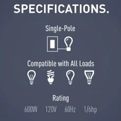 Radiant 4 Button 60-Minutes, 40-Minutes, 20-Minutes, 10-Minutes Indoor Digital Countdown Timer, White by Legrand -Legrand Sales white legrand timers rt2wccv4 fa 1000