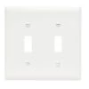 White Pass and Seymour 2-Gang 2-Toggle Unbreakable Wall Plate by Legrand 1 White Pass and Seymour 2-Gang 2-Toggle Unbreakable Wall Plate by Legrand -Legrand Sales white legrand toggle light switch plates tp2wcc30 64 1000