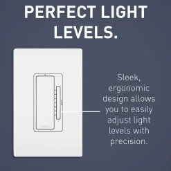 Radiant 450-Watt Rocker Multi-Location LED/CFL/Incandescent Master Dimmer Switch , White/Light Almond/Ivory by Legrand -Legrand Sales white light almond ivory legrand dimmers hcl453pmmtc 1f 1000