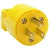 Pass & Seymour Medium Duty 15 Amp 125-Volt NEMA 5-15P Straight Blade Plug, Yellow by Legrand 1 Pass & Seymour Medium Duty 15 Amp 125-Volt NEMA 5-15P Straight Blade Plug, Yellow by Legrand -Legrand Sales yellow legrand electrical plugs connectors 4867ycc10 64 1000