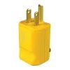 Pass & Seymour MaxGrip M3 15 Amp 125-Volt NEMA 5-15P Straight Blade Plug, Yellow by Legrand -Legrand Sales yellow legrand electrical plugs connectors ps5965ycc20 64 1000